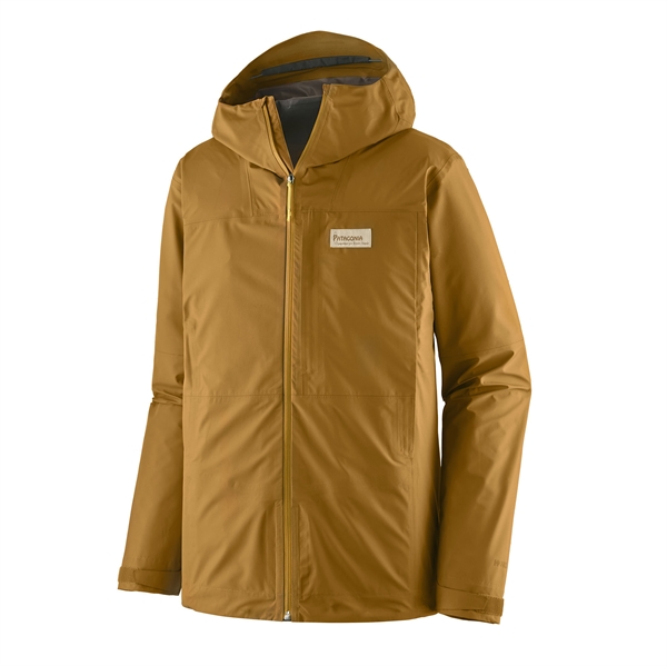 Patagonia Mens Boulder Fork Rain Jacket - Bobcat Brown